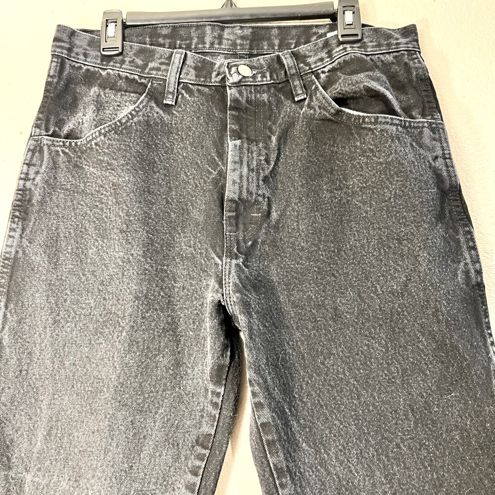 Rustler Men’s Black Distressed Jeans 34x32